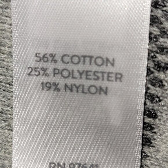 NWT J. Jill Wearever Windowpane Sweater Jacket Gray W/White Knit Women's Size S - Picture 12 of 14